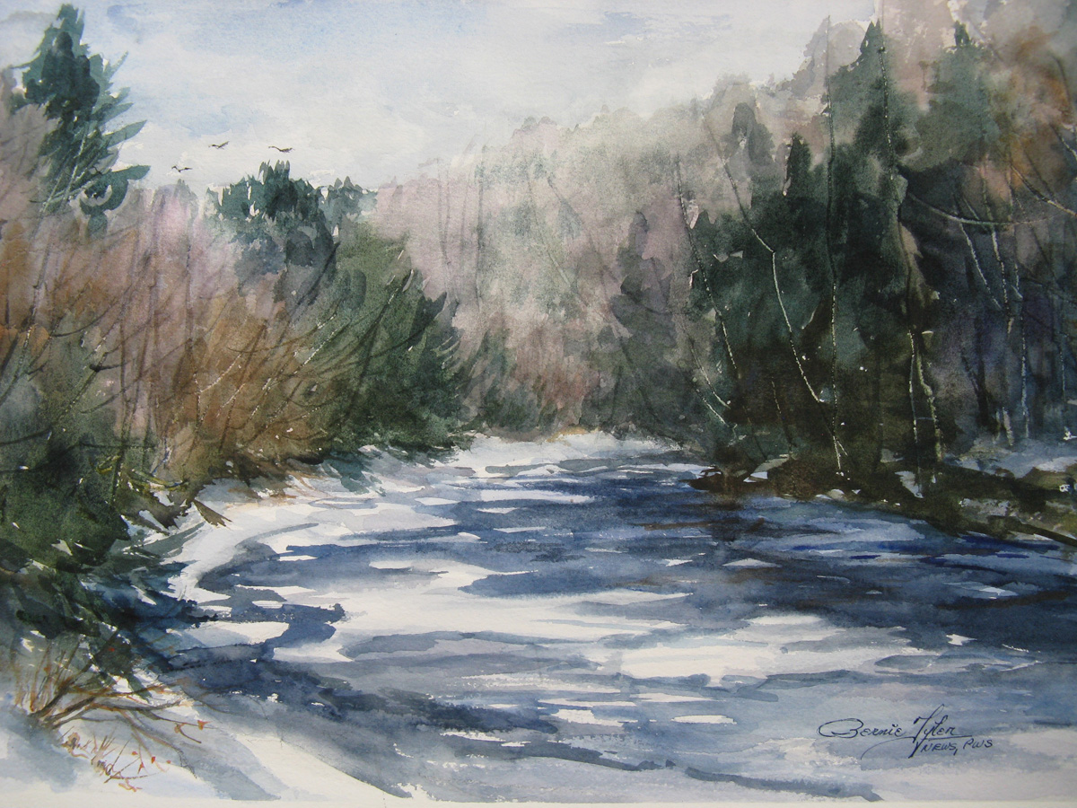 Frozen Creek in the Poconos Image